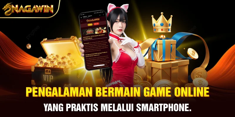 Pengalaman bermain game online yang praktis melalui smartphone.